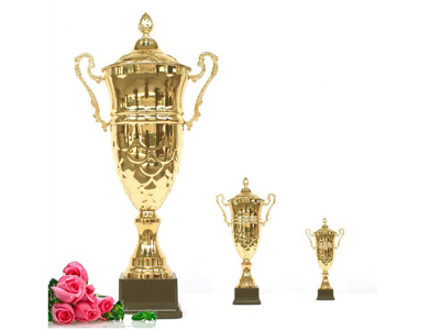 Metal Trophy Cup with Plastic Base 01