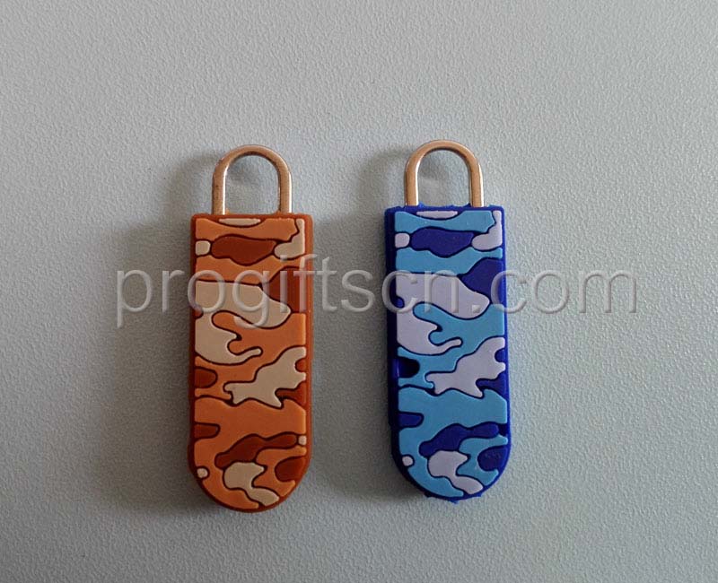 PVC zipper pull tag